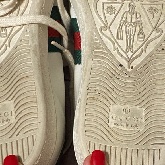 Gucci Ace leather sneakers - Picture 3 of 12